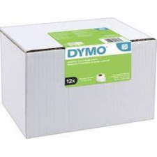 DYMO Shipping / Name Badge Labels - Shipping/name badge adhesive labels - white - 54 x 101 mm 2640 label(s) ( 12 roll(s) x 220 ) - for DYMO LabelWriter 320, 330 Turbo, 400, 400 Twin Turbo, 450, 450 Twin Turbo, SE450